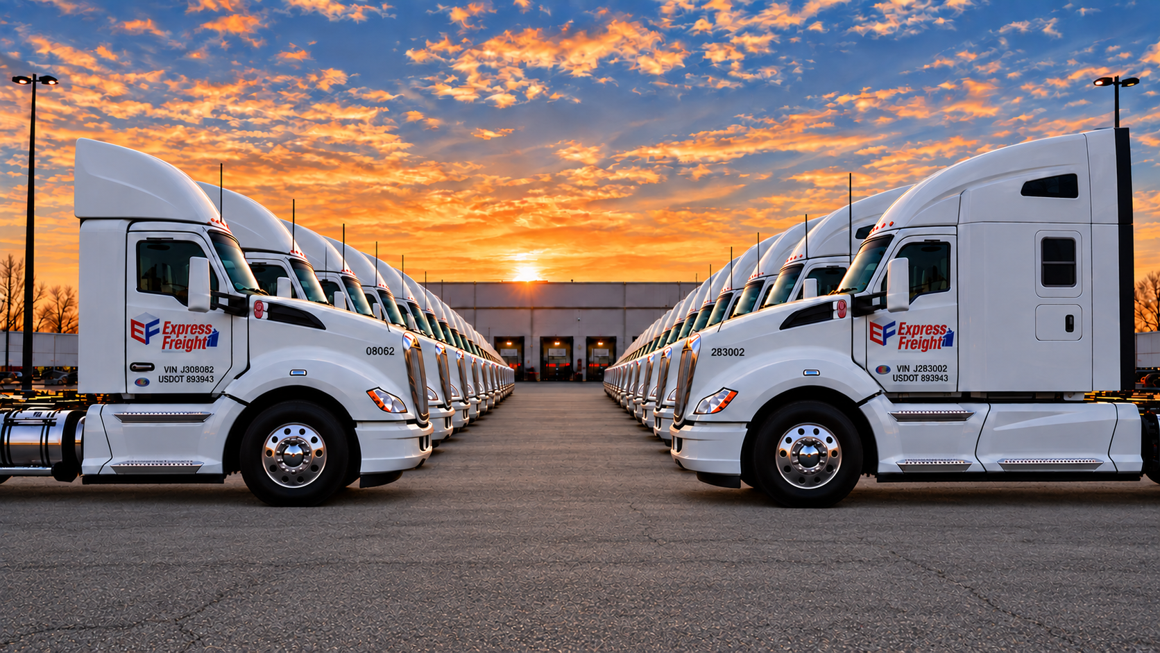 Express Freight Kenworth fleet